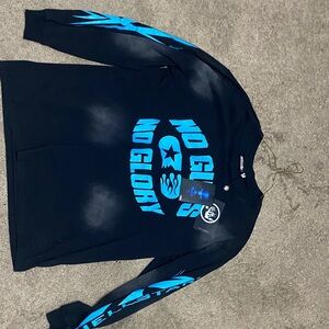 Hellstar Black and Blue Long Sleeve graphic Tee